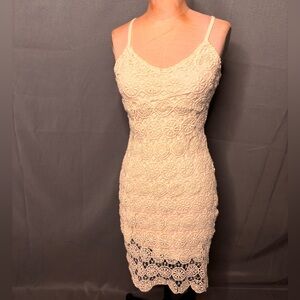 Jack by BB Dakota Cream Sleeveless Dress